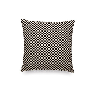 Polštář Checker 43 x 43 cm, černá-bílá