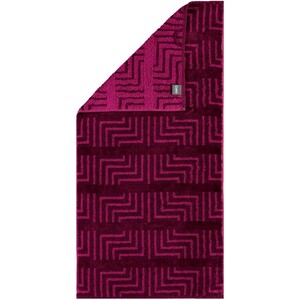 Cawö Frottier ručník Decor fuchsia, 30 x 50 cm
