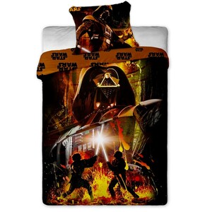 Dětské bavlněné povlečení Star Wars Darth Vader, 140 x 200 cm, 70 x 90 cm