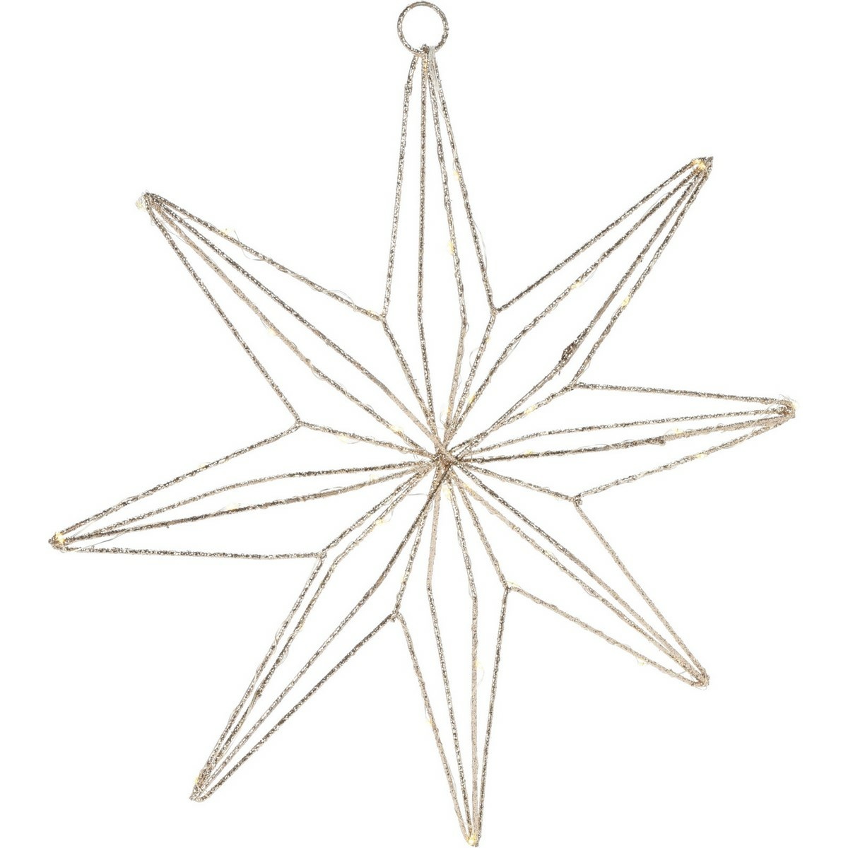 Vánoční závěsná hvězda, 40 LED, 40 cm