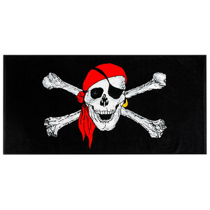 Plážová osuška Pirate, 70 x 150 cm