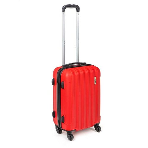Pretty UP Cestovní skořepinový kufr ABS25 malý, 50 x 35 x 23 cm, červená