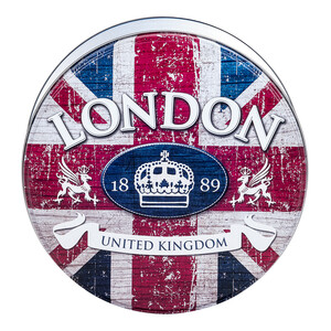 Plechová dóza London