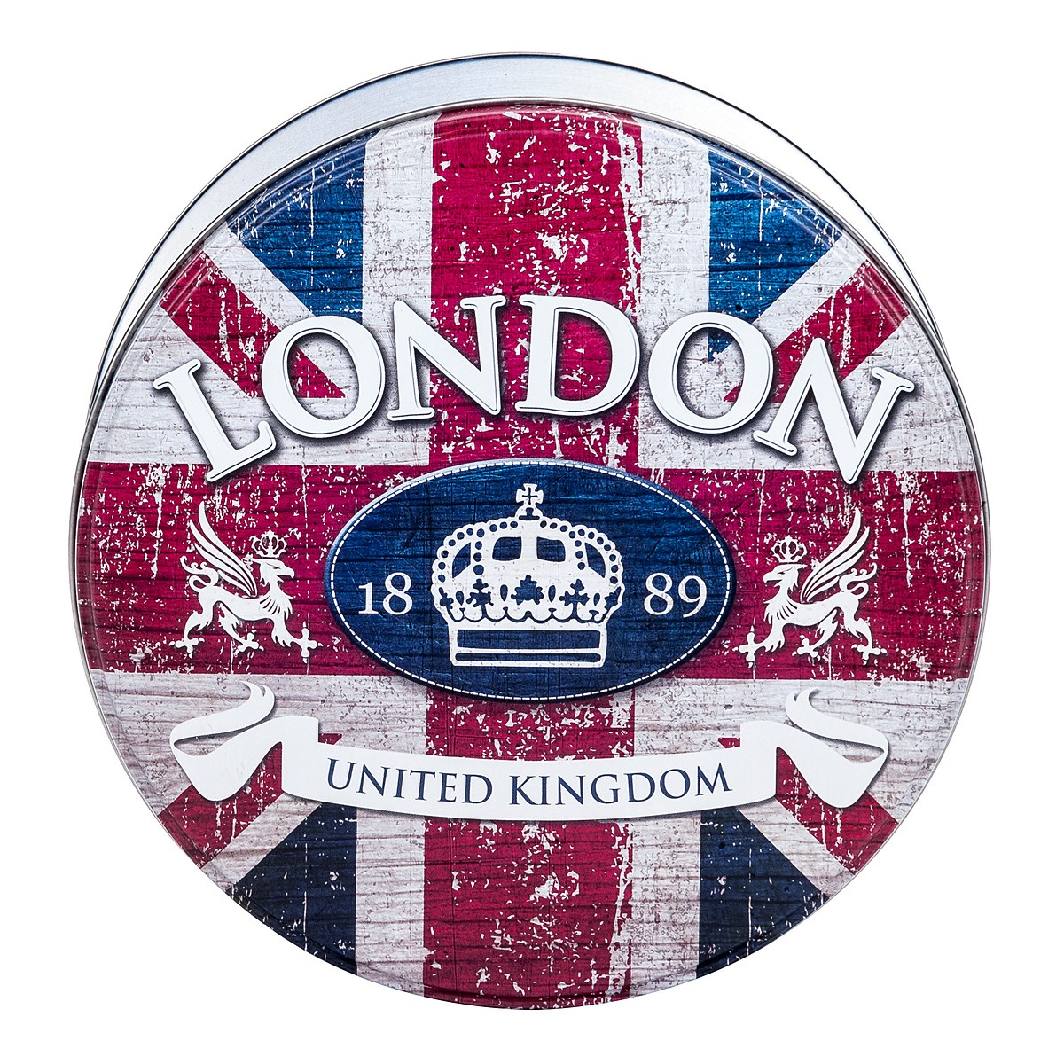 Plechová dóza London