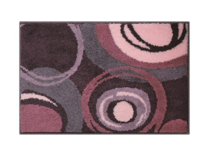 Dywanik łazienkowy Grund PACIOS fioletowy, 60 x 90 cm