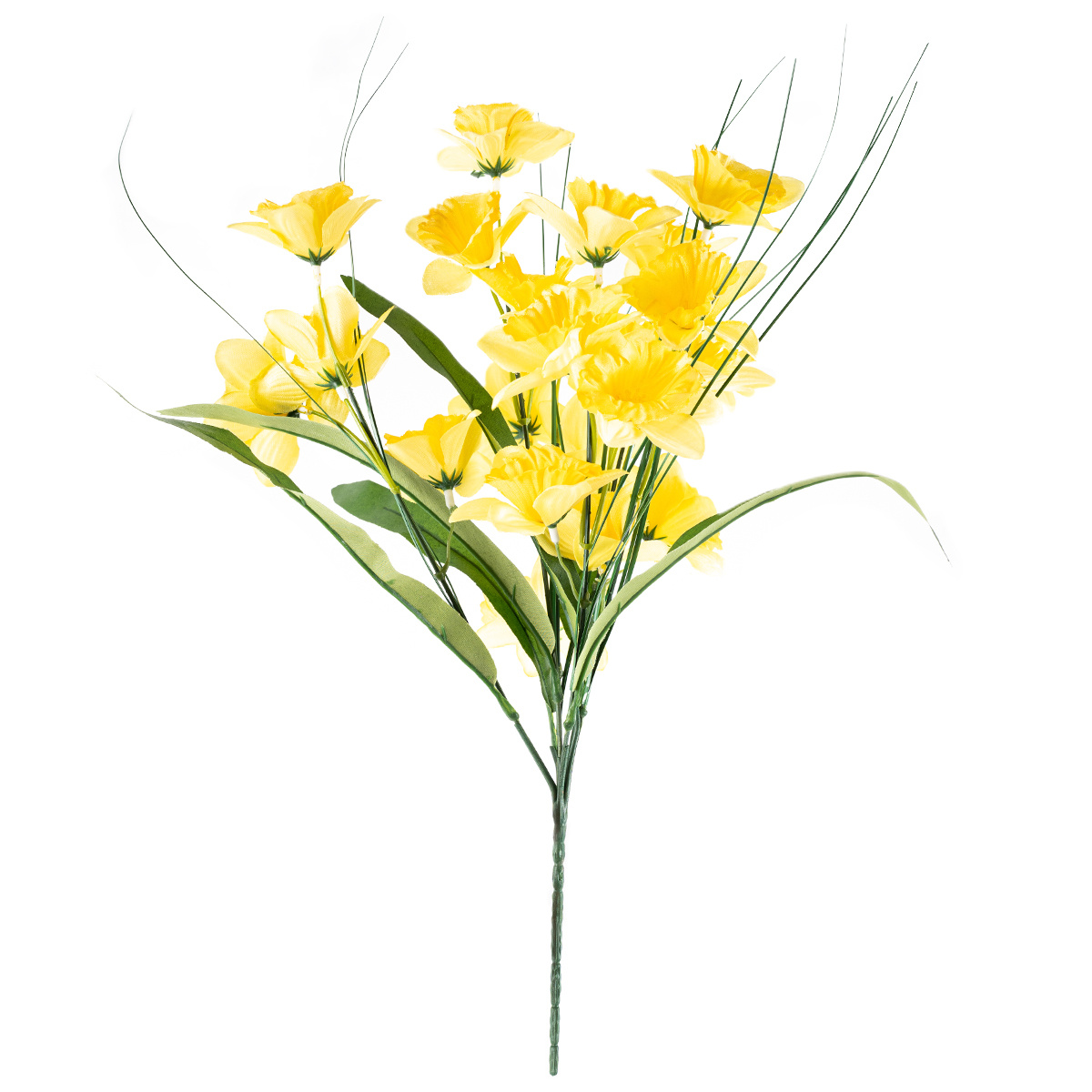 Umělá květina Narcis žlutá, 40 cm