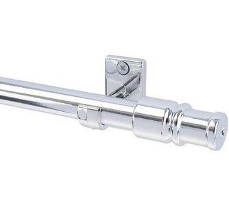 Vitrážní tyčka California chrom, 120/225 cm