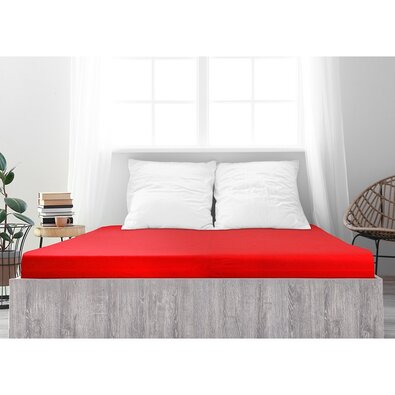 Cearșaf de pat 4Home jersey Ideal roșu, 60 x 120 cm