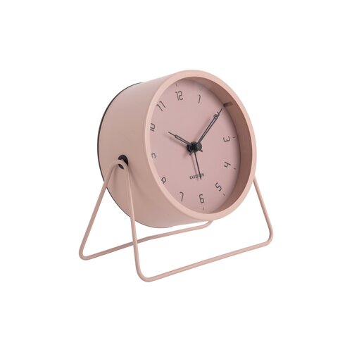 Ceas cu alarmă Karlsson 5952PI de design 13 cm, roz