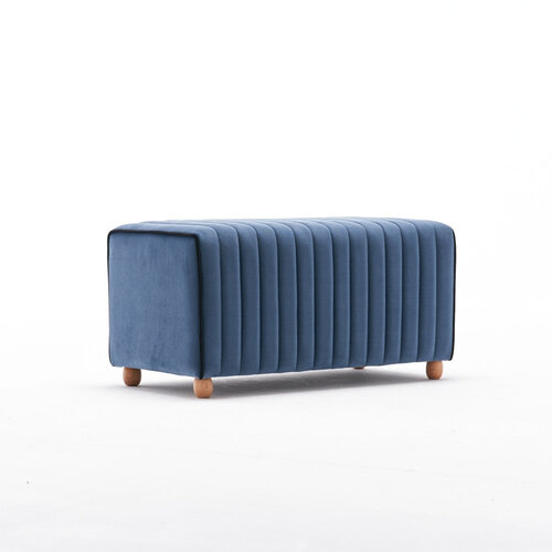 Taburet Mabel Pouf albastru