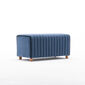Taburet Mabel Pouf albastru