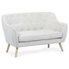 Dwuosobowa sofa AK-334 WT2, biała