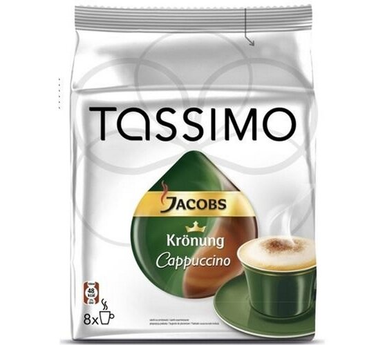 Kapsule Tassimo Jacobs Krönung Cappuccino 16 ks