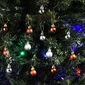 Plastové vianočné gule 2,5 cm, strieborné, strieborná