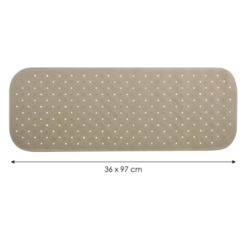 Spirella Protiskluzová podložka do vany CLASS Premium, béžová, 36 x 97 cm