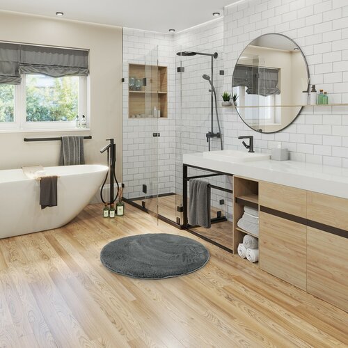 Restilo Blană Dokka Lovika gri închis, 120 cm