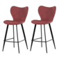 Set de scaune de bar B-1068 RED2, 2 buc