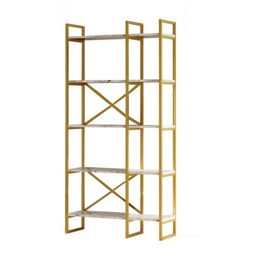 Regál Vento Double Marble and Gold