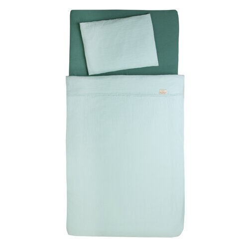 Babymatex Bavlnené obliečky do postieľky tyrkysová, 100 x 135 cm, 40 x 60 cm