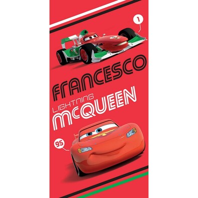 Osuška Cars Francesco 2014, 75 x 150 cm