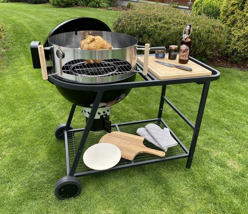 Avenberg Venezia multifunkciós kályhás grill +elektromos grillnyárs + pizzasütő