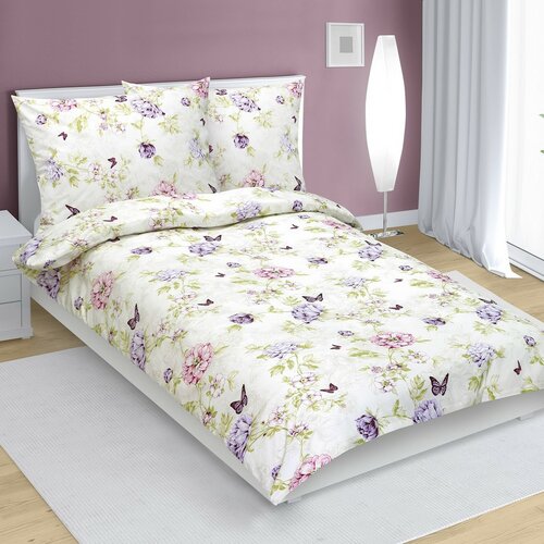 Bellatex Bombažno posteljno perilo Meadow purple