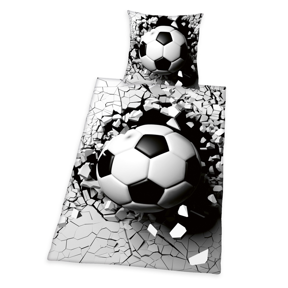 Herding Bavlnené obliečky Football, 140 x 200 cm, 70 x 90 cm