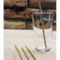 Bambusz szívószál készlet kefével, 5 db