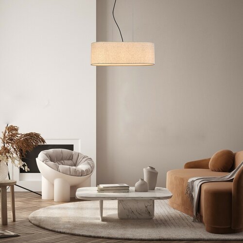 Rabalux 72251 wisząca lampa sufitowa z tekstylnymkloszem Narmin