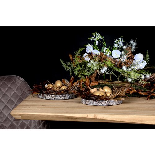 Dekorativni pladenj Les, 34 x 4 cm, beton