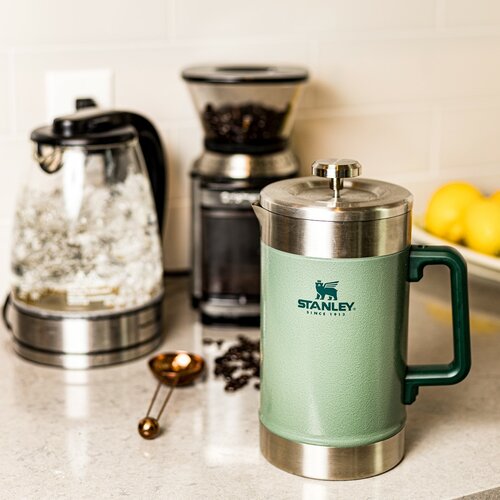 Stanley Kanvička Stay Hot French Press 1,4 l Hammertone Green