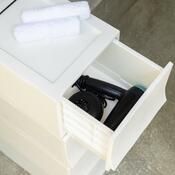 Modularni shranjevalni zaboj Wave Junior Snow brez koles 43,4 x 27,2 x 22 cm