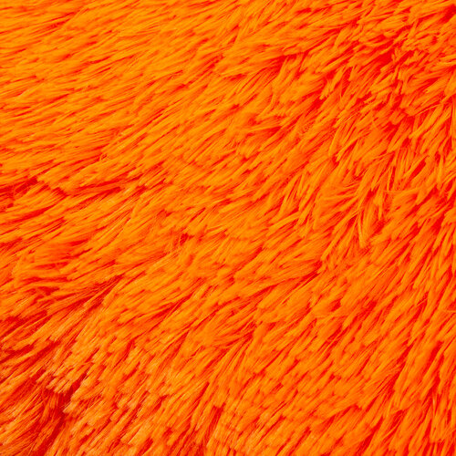 Faţă de pernă miţoasă Peluto Uni, portocaliu, 40 x 40 cm