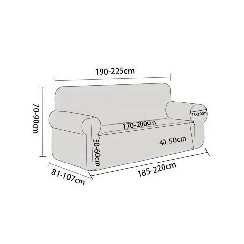 4Home Sessel Spannbezug Magic clean grün, 190 - 230 cm