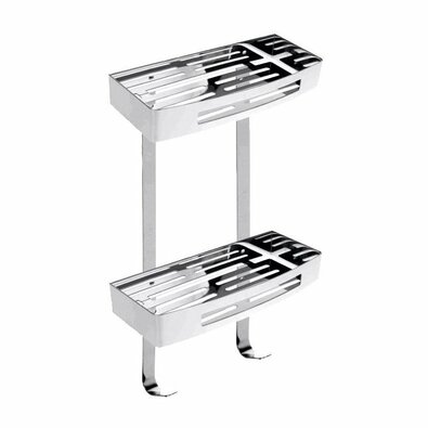 SAPHO XJ612 Smart dvonadstropna polica za tuš,polirano nerjaveče jeklo