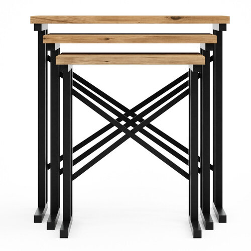 Măsuță Brown Cross, 3 buc.