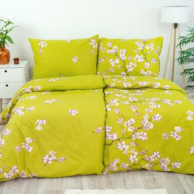 Stanex Bombažno posteljnino Sakura, 140 x 200 cm,70 x 90 cm