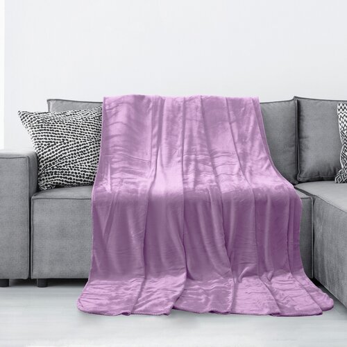 Pătură AmeliaHome Tyler, violet, 150 x 200 cm
