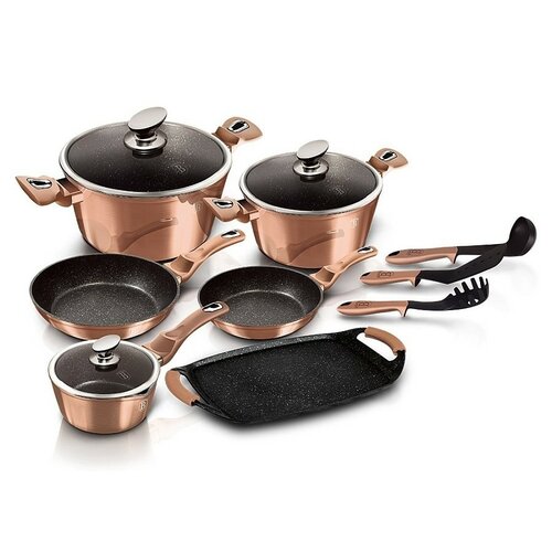 Set veselă 12 piese Berlinger Haus RosegoldMetallic Line