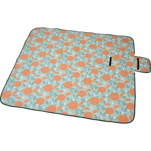 Piknik deka Ovoce 130 x 150 cm, zelena