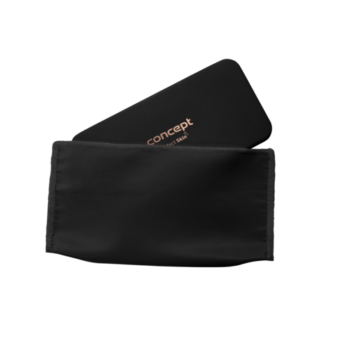 Concept KZ2020 oglindă cosmetică de buzunar cuiluminare LED, negru