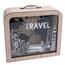 Fa pénztárca üveggel Travel, 18 x 16 x 7 cm