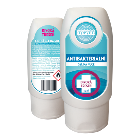Topvet Antibakteriálny gél na ruky Divoká čerešňa 50ml