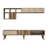 Ściana telewizyjna Milan Walnut
