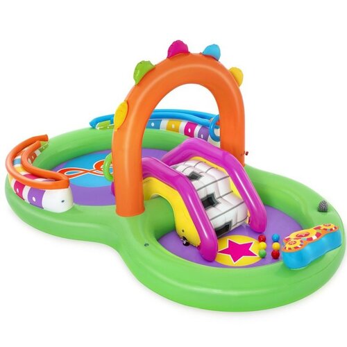 Bestway Aufblasbares Wasserspielzentrum Sing and Splash, 295 x 190 x 137 cm