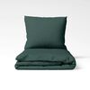 Set lenjerie de pat din bumbac Stanex UNI verde închis, 140 x 200 cm, 70 x 90 cm