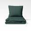 Set lenjerie de pat din bumbac Stanex UNI verde închis, 140 x 200 cm, 70 x 90 cm