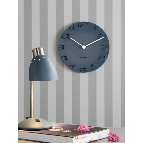 Karlsson 5311BL Designowy zegar ścienny, 42 cm