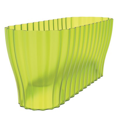 Cvetlični korit Triola prosojna zelena