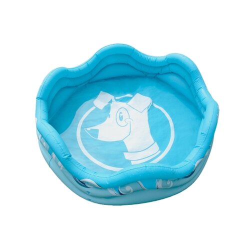 Alcott Aufblasbarer Hundepool, 121,9 x 40,6 x121,9 cm, blau